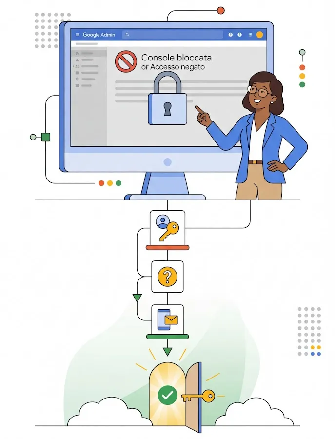 Sbloccare Console Google Workspace