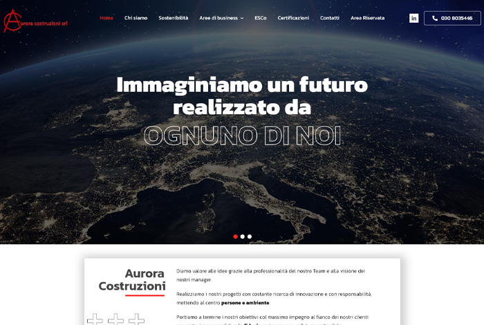 sito di Aurora Costuzioni