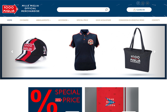 sito di Millemiglia Shop