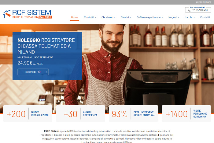 sito di Rcf Sistemi